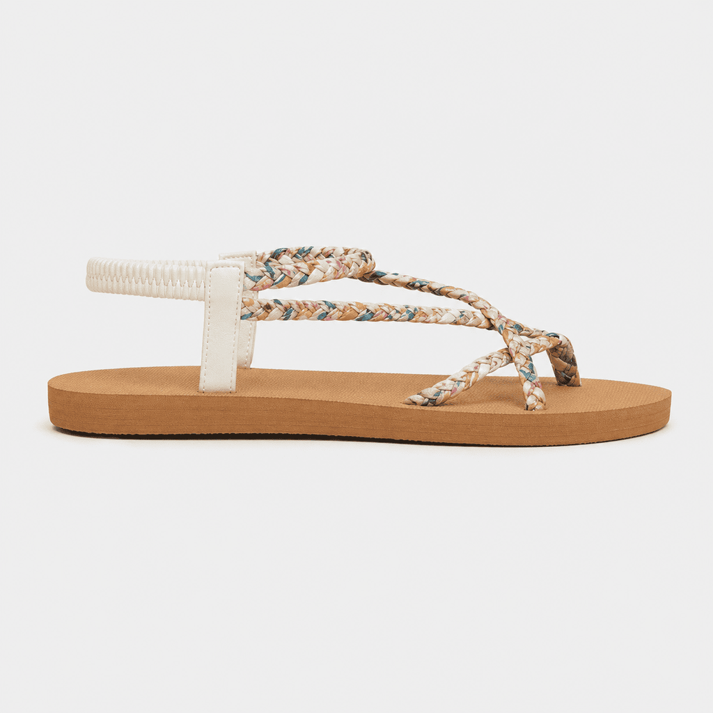 Boho Strappy Flat Sandals for Women