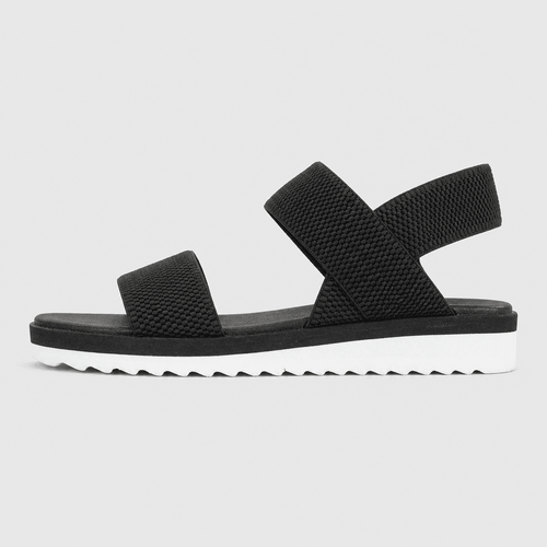Easygoing Elastic Strap Platform Sandals for Women
