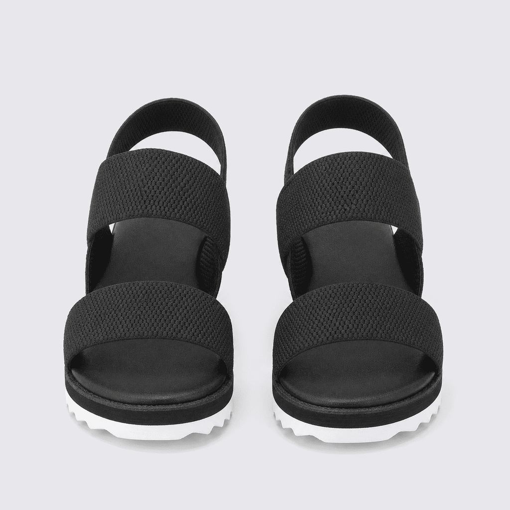 Easygoing Elastic Strap Platform Sandals for Women