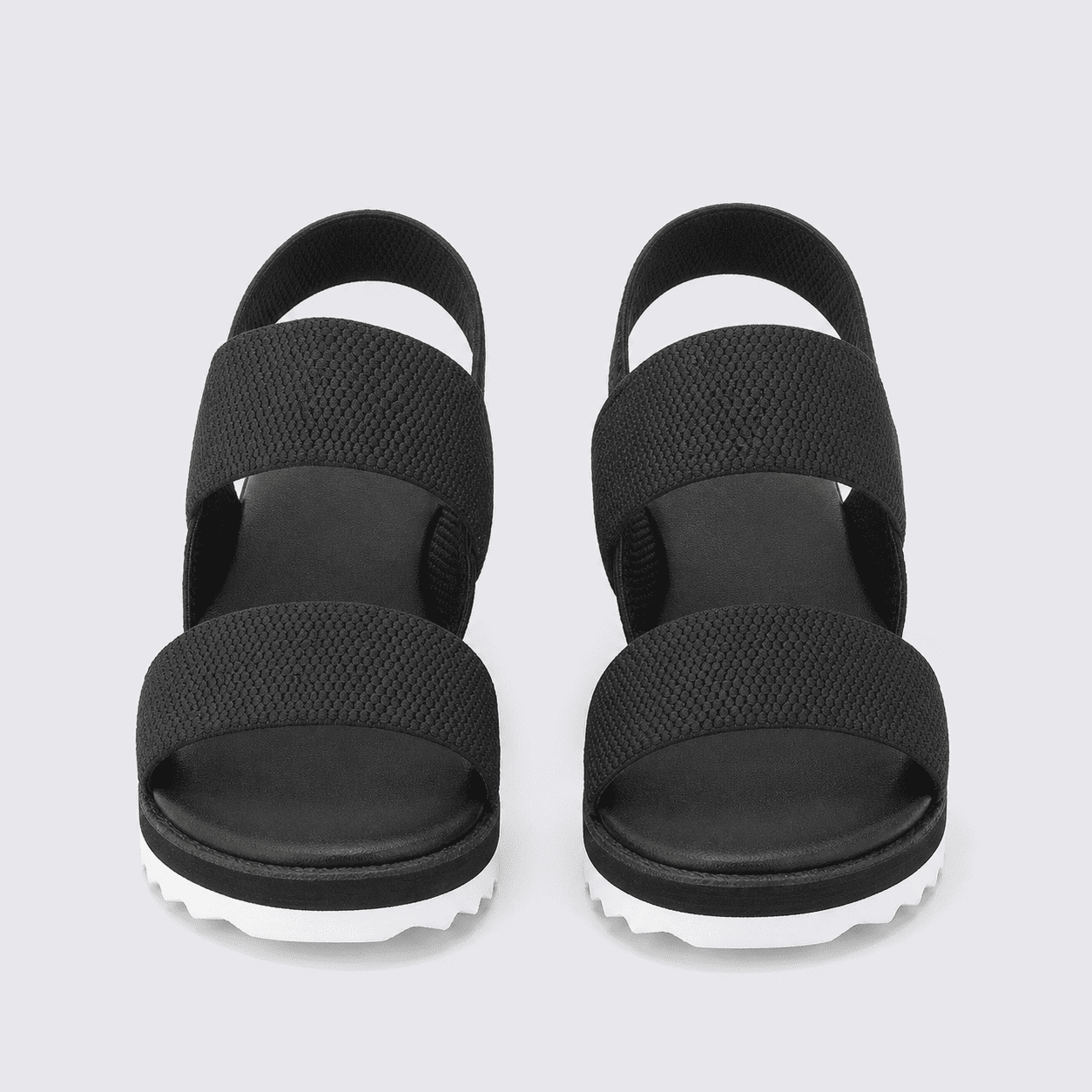 Easygoing Elastic Strap Platform Sandals for Women