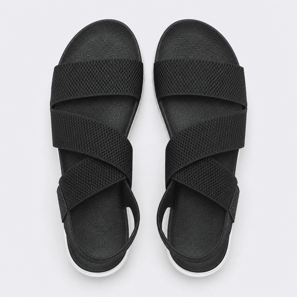 Easygoing Elastic Strap Platform Sandals for Women