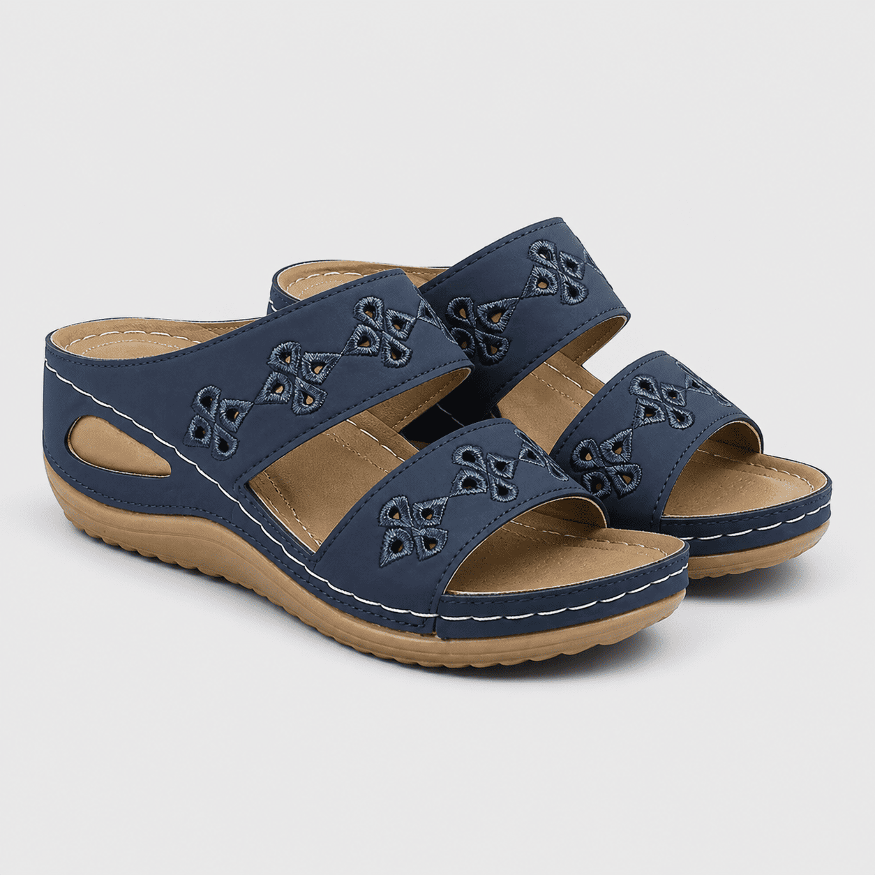 Comfortable Wedge Slide Sandals for Women